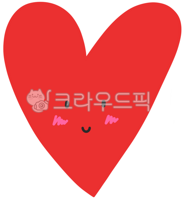 하트,빨간하트,캐릭터,표정,귀여운,하트얼굴,사랑해,마음,스마일하트,하트모양,심장,감정이모티콘