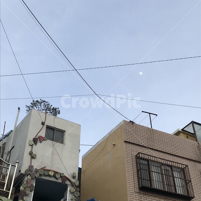 달,하늘,부산,감성,moon