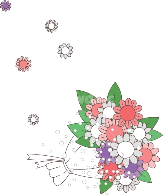 Art,clipart,concept,Situation illustration,pattern,web source,white background,sauce,Wedding ceremony,Flowers flying,graphics,comic book,situation picture,art clip,character,web,marriage,design,vector,wedding,app,art,floraldesign,cartoon,app source,floral