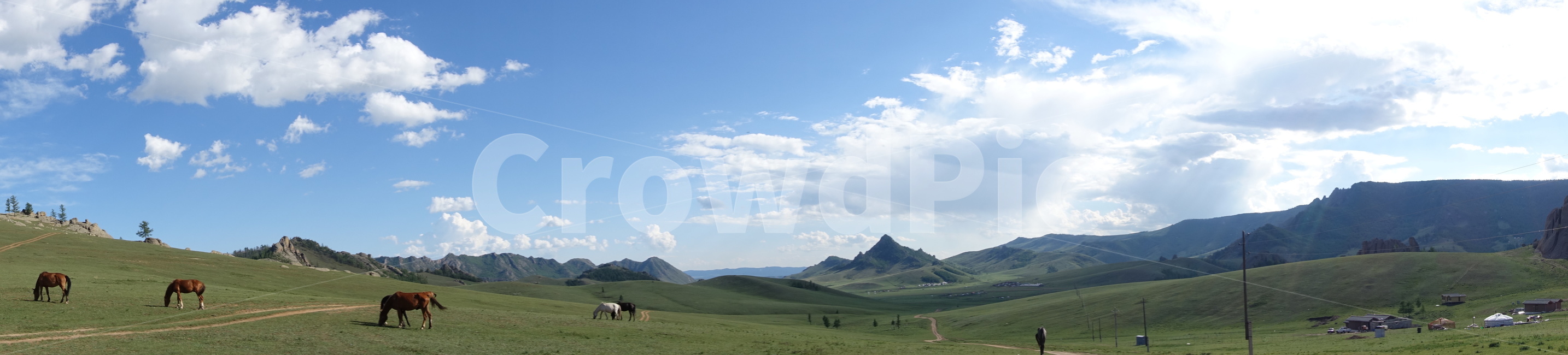 파노라마,목초지,말,하늘,자연,자연,풍경,nature,landscape,field,들,grassland,outdoors,옥외