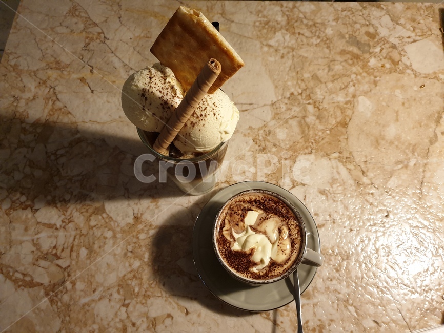 커피,파르페,coffee,대리석탁자,parfait,커피,카페,coffee,cafe