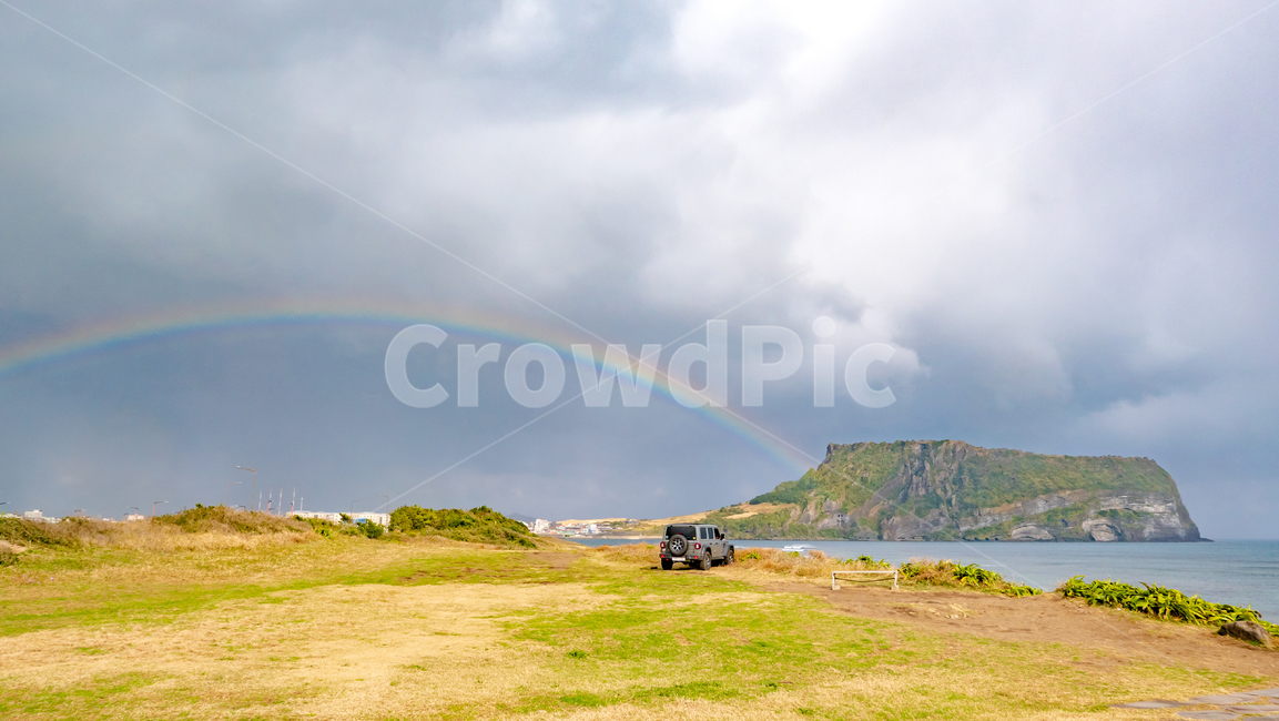 outdoors,land,옥외,성산,성산일출봉,광치기해변,무지개,rainbow,해변,제주,제주도,jeju,landscape,nature,자연,풍경,자연,풍경,nature,landscape,한국자연풍경,한국자연경관,korea nature landscape,제주도,jeju,jeju island