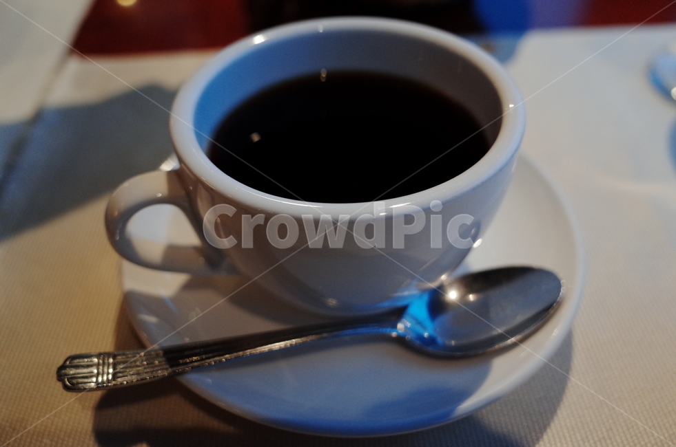 커피,아메리카노,티스푼,낭만,검정,쓸쓸함