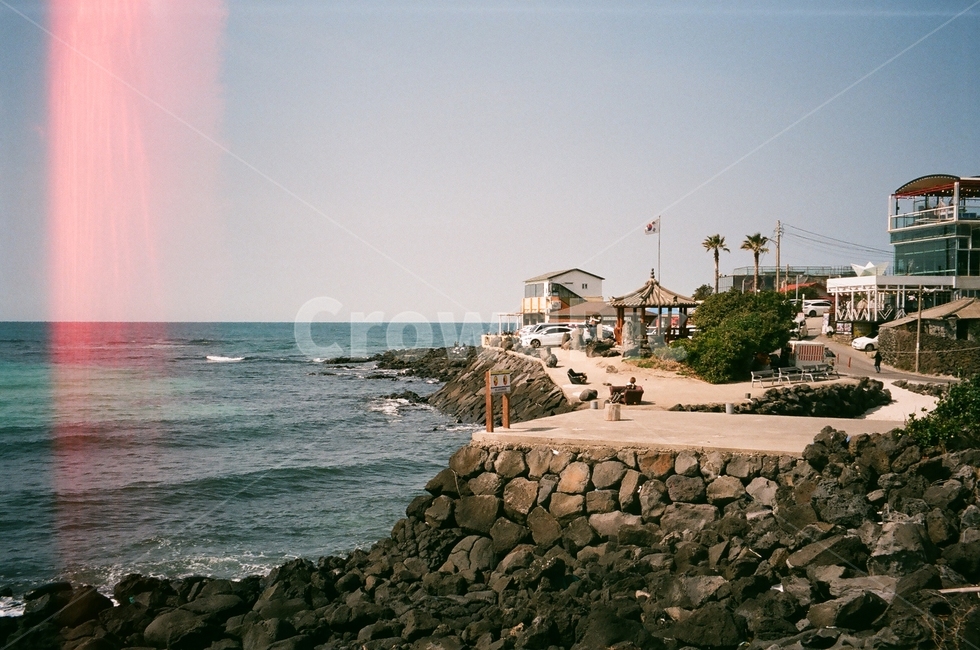 제주도,필름카메라,바다,파도,수평선,자연,풍경,nature,landscape,한국자연풍경,한국자연경관,korea nature landscape,제주도,jeju,jeju island