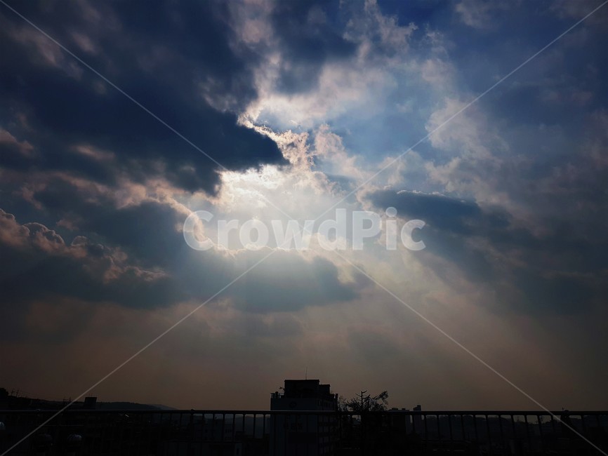 하늘,빛내림,shining,sky,lightdown