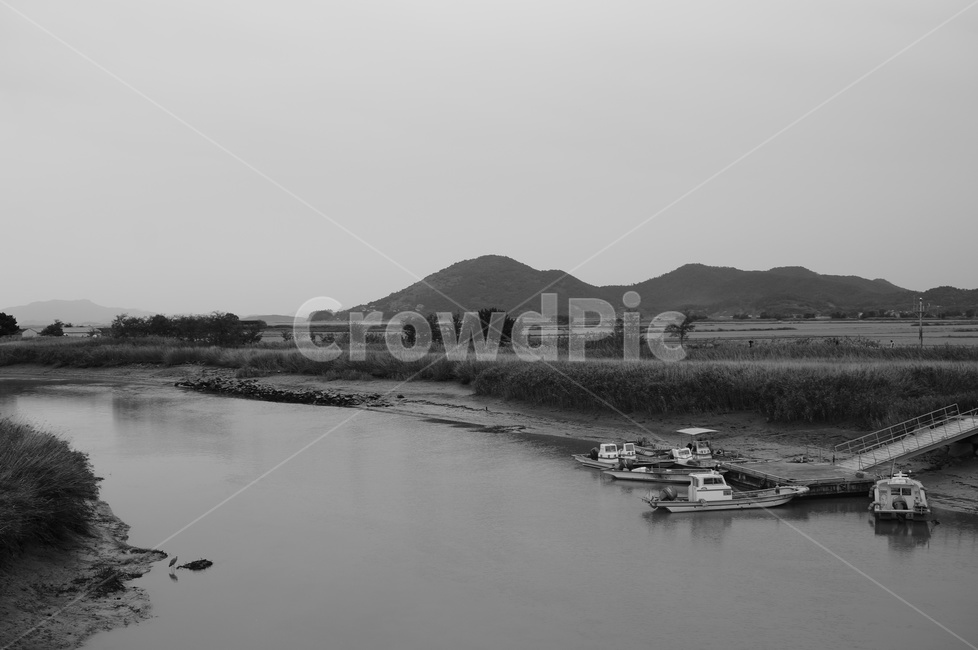 순천,강,순천만습지,과거,흑백,시골,마을,풍경,landscape,country,rural,town,흑백,모노톤,monochrome,black and white