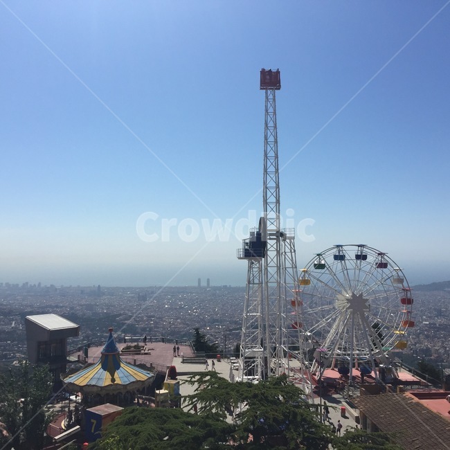 티비다보,스페인,바르셀로나,대관람차,놀이공원,놀이공원,놀이동산,놀이터,amusement park,playground
