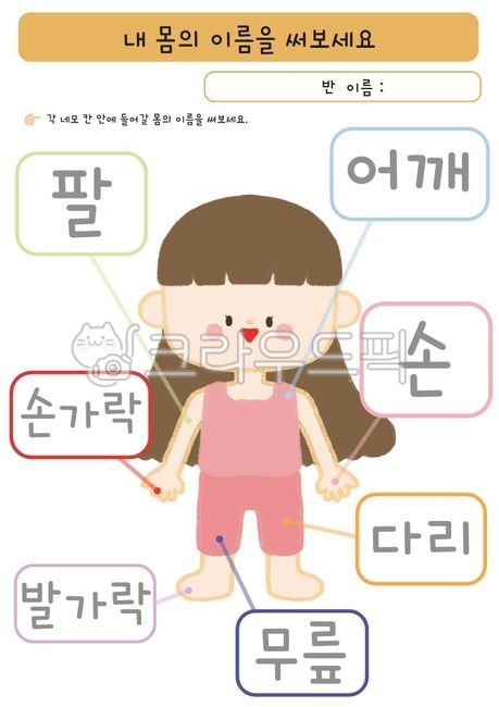 활동지,몸,교육,쓰기,쓰기자료,어린이집,유치원,어린이,몸일러스트,활동자료,사람