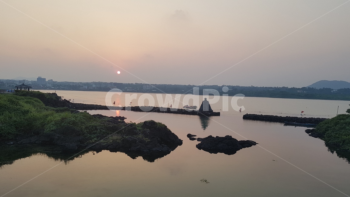 노을,바다,자연,제주도,sunset,자연,풍경,nature,landscape,outdoors,옥외,land,땅,water,물