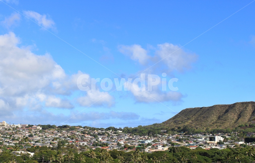 nature,outdoors,scenery,풍경,뷰,산,하와이,구름,하늘,sky,화산,다이아몬드헤드,등산,호놀룰루,hawaii,자연