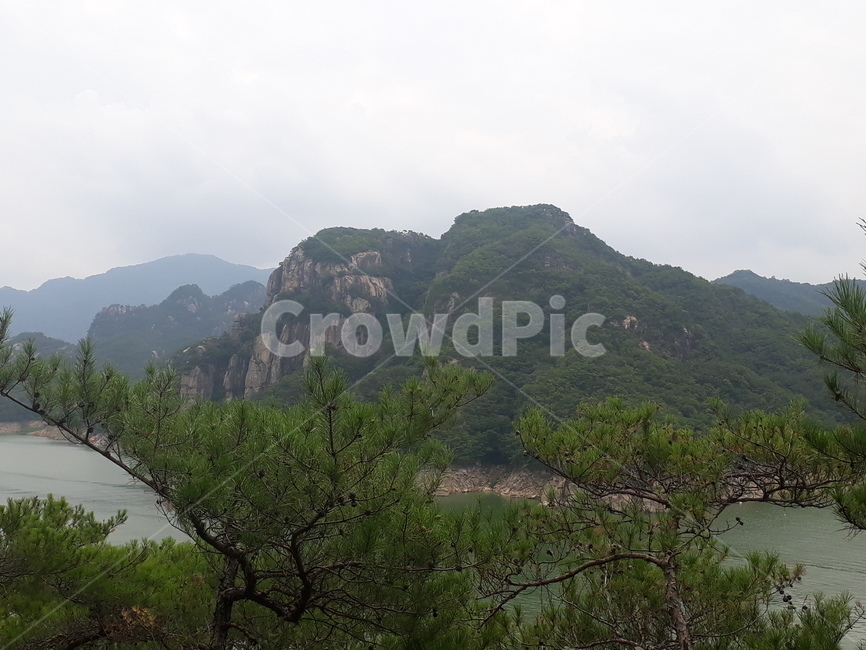 단양,단양경치,옥순봉전망,산,여름산,충북