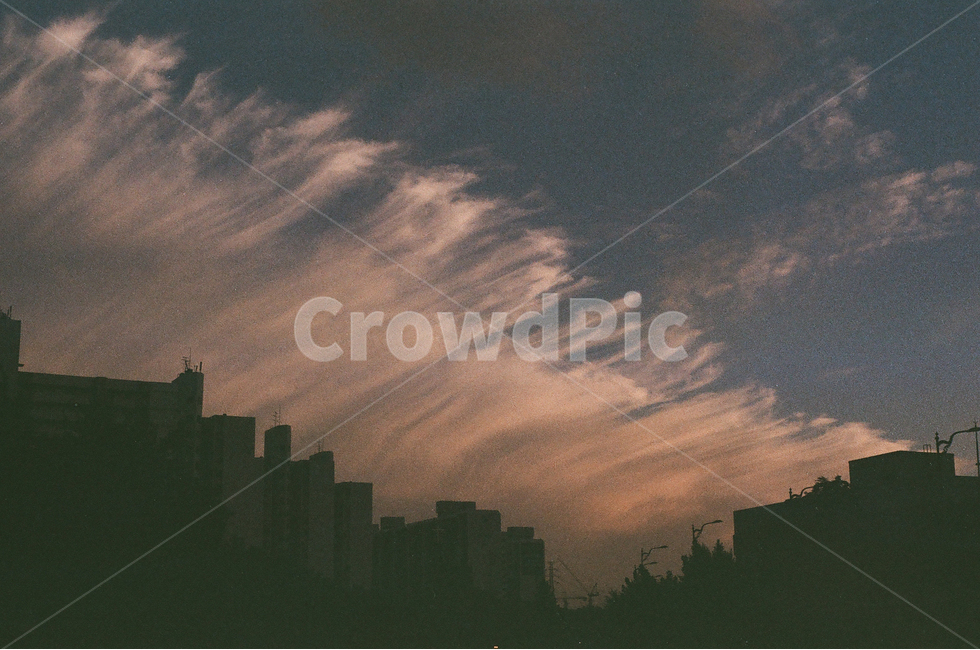하늘,노을,해질녘,황혼,구름,유화,수채화,저녁놀,도시,풍경,city,landscape,한국도시풍경,한국도시경관,korea cityscape,실루엣,그림자,silhouette,shadow,감성,sensible,feeling,nature,자연,outdoors,옥외,weather,날씨