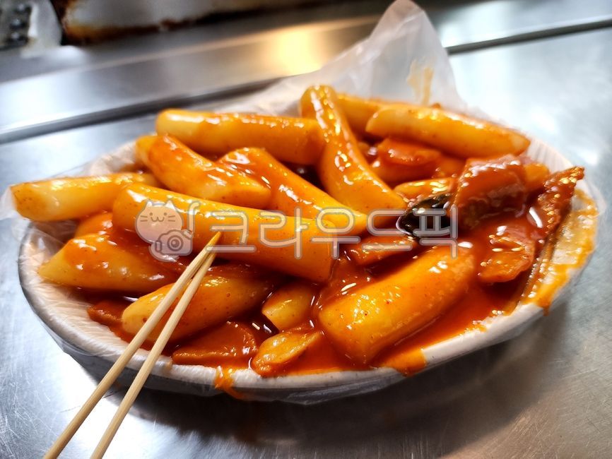 food, 음식, 떡볶이, 쌀떡, 밀떡, 사진,이미지,일러스트,캘리그라피 - Limda작가