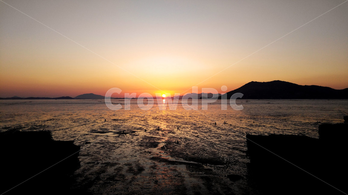nature,자연,outdoors,옥외,햇빛,sunlight,석양,바다,바닷가,해변,beach,sea,풍경,sun,태양,갯벌,밀물,썰물,노을,자연,풍경,nature,landscape