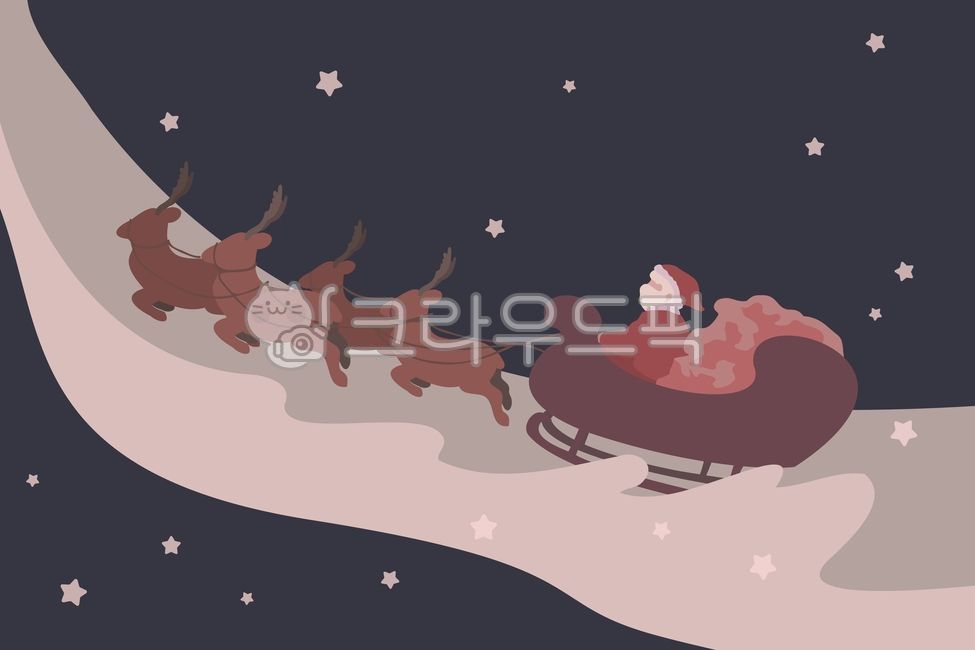 gift,deer,sleigh,first snow,gift package,Christmas,reindeer,Christmas character,winter,snowy road,sleigh pulling,Rudolph,Santa,December,Christmas eve,Christmas card,winter night,illustration,snow snowy night sky christmas xmas,sleigh ride