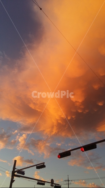 구름,뭉게구름,하늘,sky,cloud,맑은,맑은날,맑은날씨,하늘풍경,풍경,주황구름,노을구름,노을,노을풍경,교통,교통수단,traffic,transportation