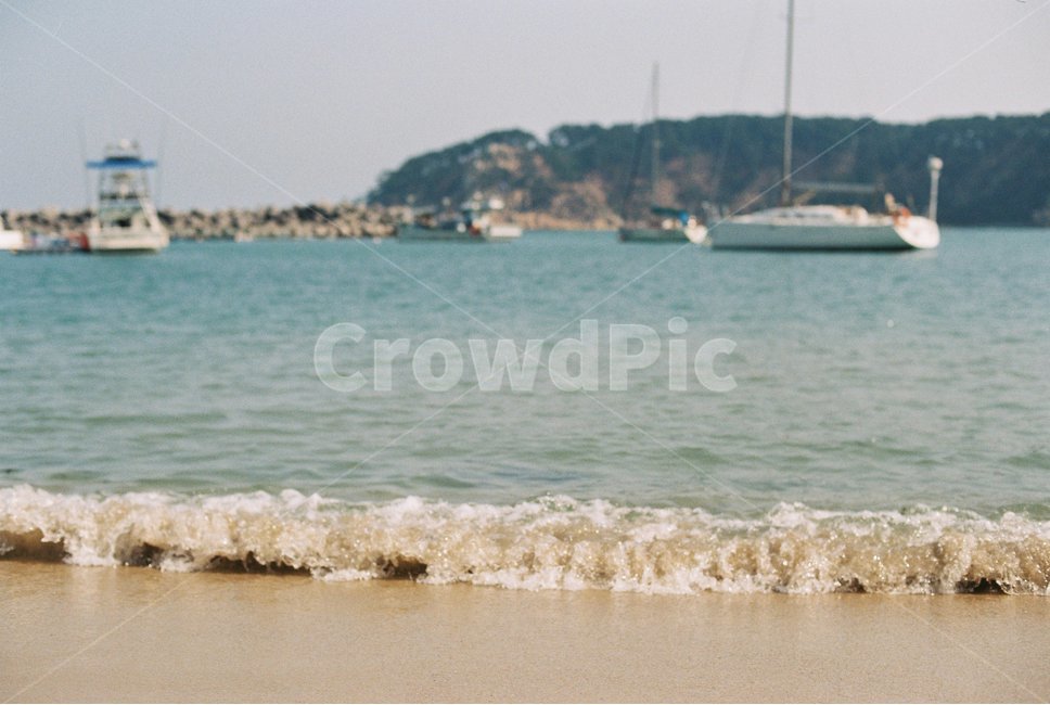 바다,해변,백사장,파도,배,어선,해변,바다,beach,sea