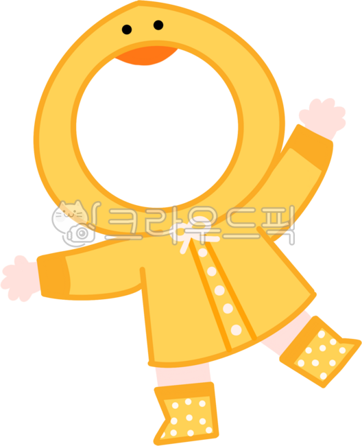 우비,어린이집,오리우비,얼굴합성,여름환경판,어린이집환경판,어린이우비