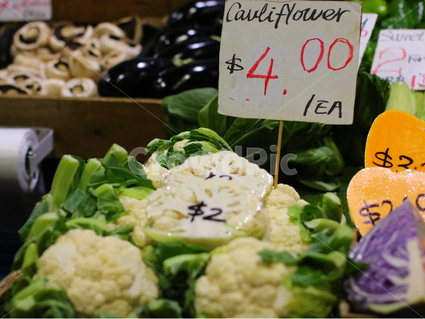 시장,마켓,채소,야채,컬리플라워,market,가격표,vegitables
