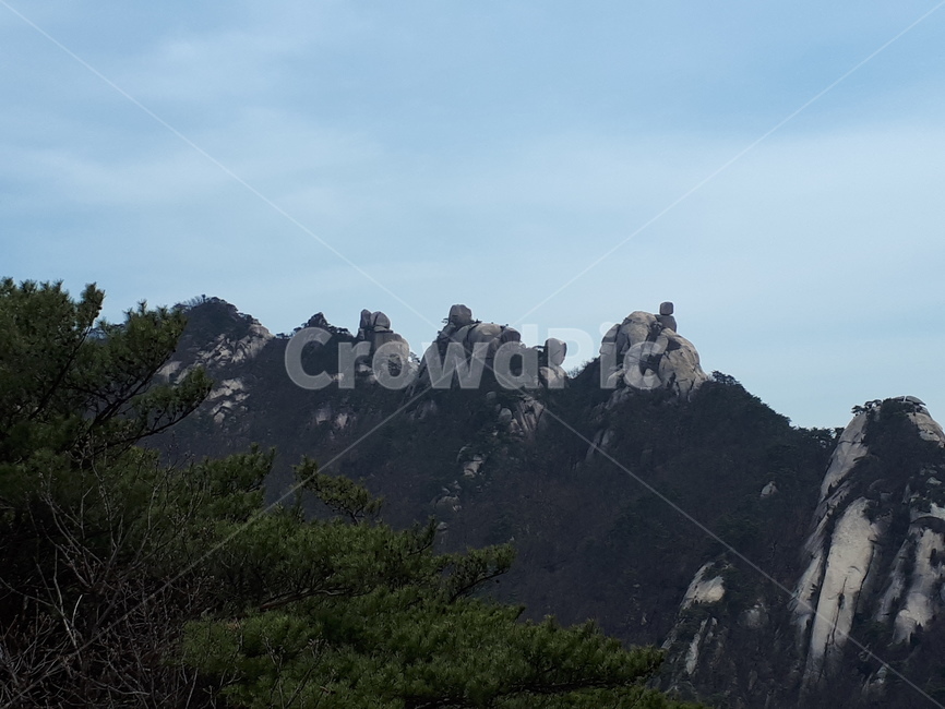 산,경치,오봉,자연,옥외