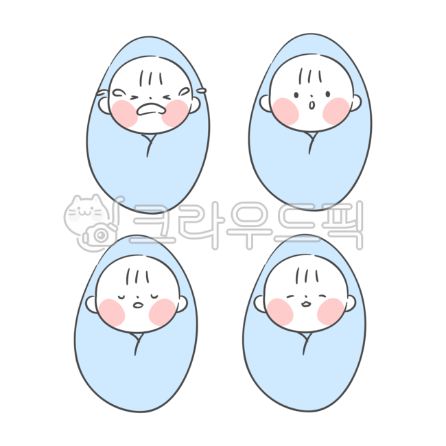 아기일러스트,아기,아이,유아,애기,갓난아기,표정,울음,잠,유아기,육아,만화,캐릭터,일러스트