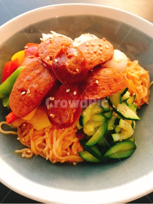 비빔국수,고명,한국음식,점심,국수,건강식,음식,식재료,요리,food,cook,meal,dishes,food reserves,면류,면요리,noodles,한식,한국음식,한국요리,korean food,korean dishes,korean meal,korean cook