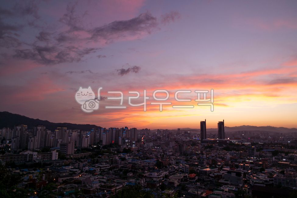 대전대동하늘공원,cityscape,도시풍경,outdoors,sky,하늘,sunset,일몰,city,도시,중심지,metropolis,야경,nightscape