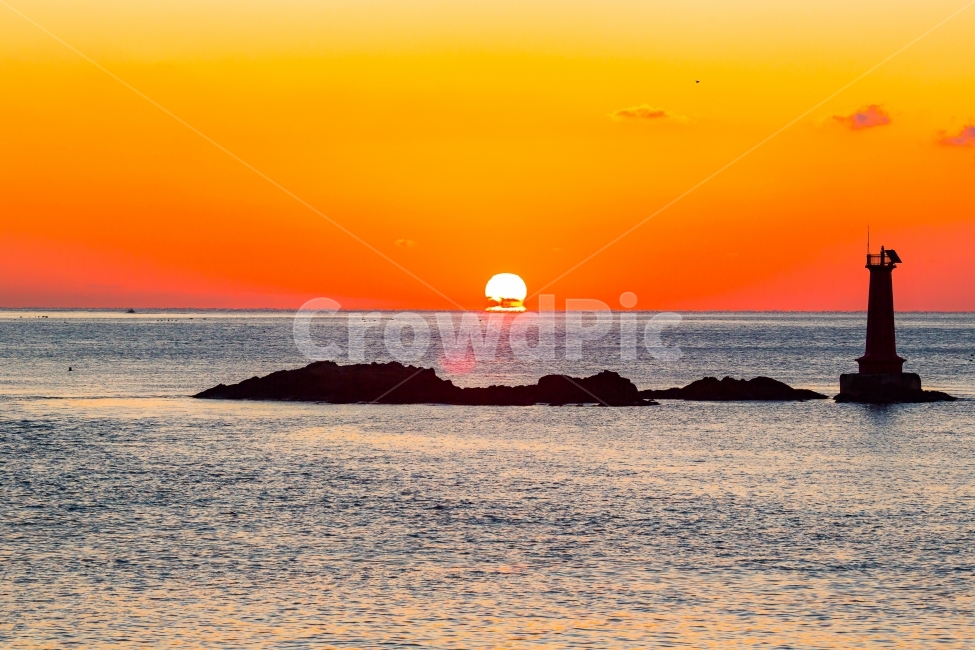 여수작금등대,오메가일출,자연,풍경,일출,등대,자연,풍경,nature,landscape,등대,lighthouse,실루엣,그림자,silhouette,shadow,outdoors,옥외