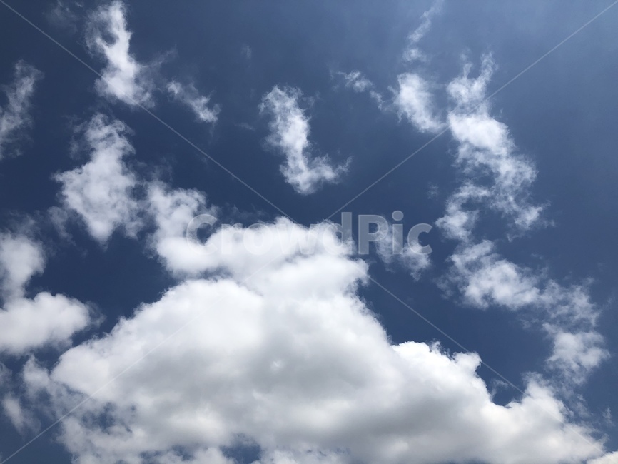 구름,하늘,파란색,성운,cloud,sky