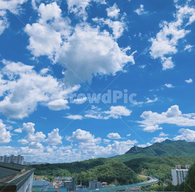 하늘,배경,구름,자연,여름,여름하늘,풍경,아친,맑은하늘,날씨,시골풍경