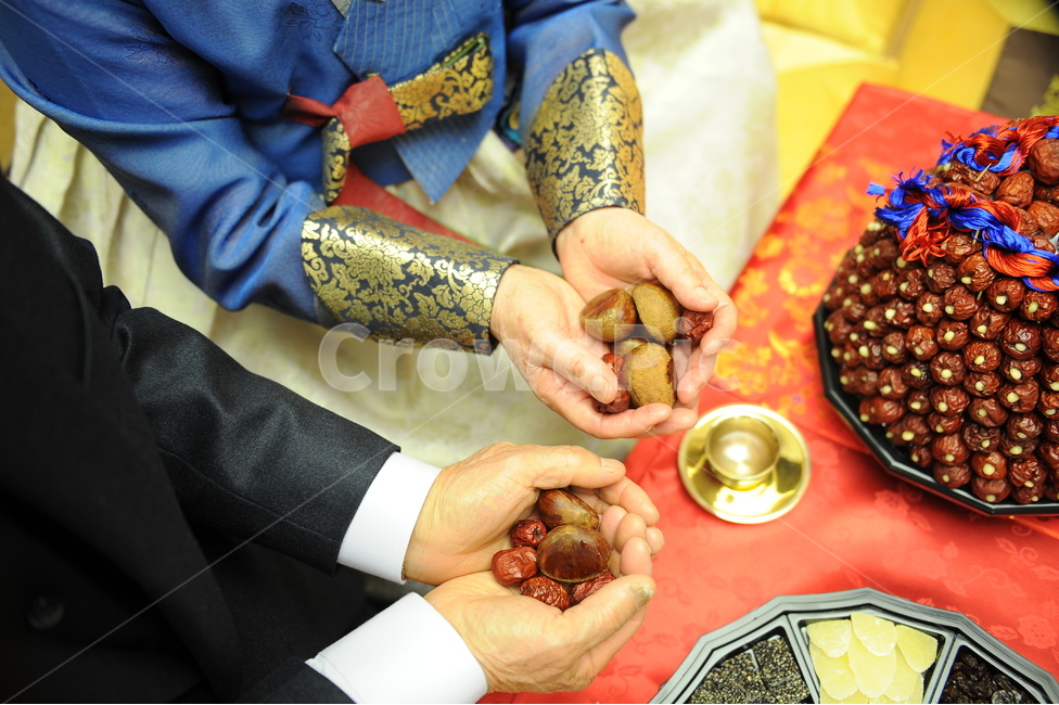 결혼,결혼식,폐백,밤,대추,밤대추던지기,한국전통,한국문화,korean traditional,korean culture,사람,인물,인간,human,person,신체일부,몸,body,결혼,혼례,웨딩,wedding,marriage,marry,기념일,축하,anniversary,congratulation,celebrate,celebration