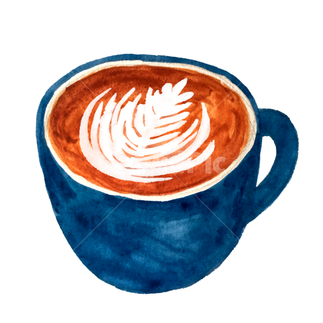 커피,라떼,latte,drink,cup,컵,마실것,beverage,coffeecup,수채화,일러스트,수작업,라떼아트,누끼,배경없음,누끼,remove background