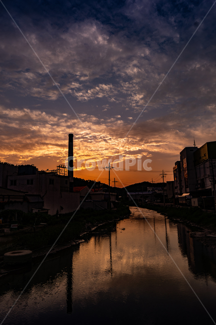 병포1리교,해질녘,sunset,노을,석양