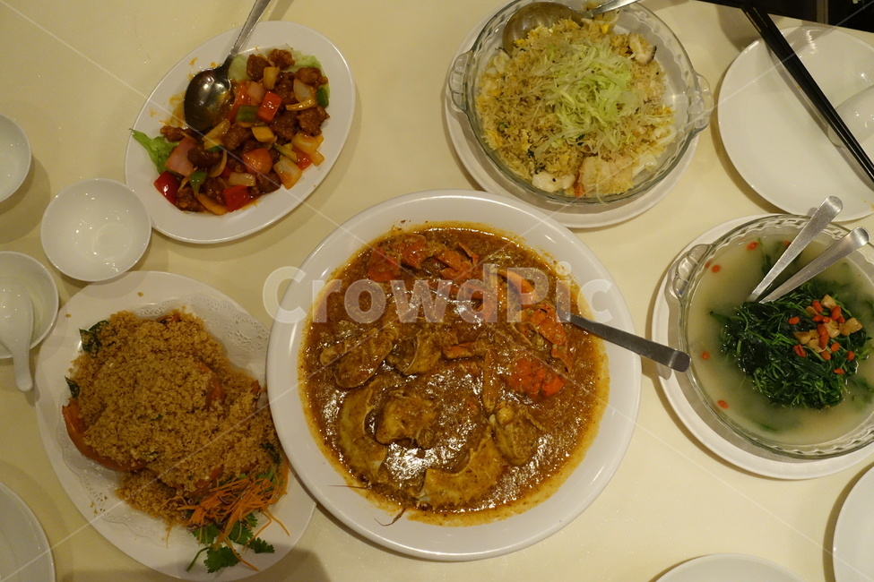 ceramic,Curry,Singapore food,chillicrab,singapore food,crab dish,curry,food,Hansang,One table setting,cooking,Chili Crab,crab,table