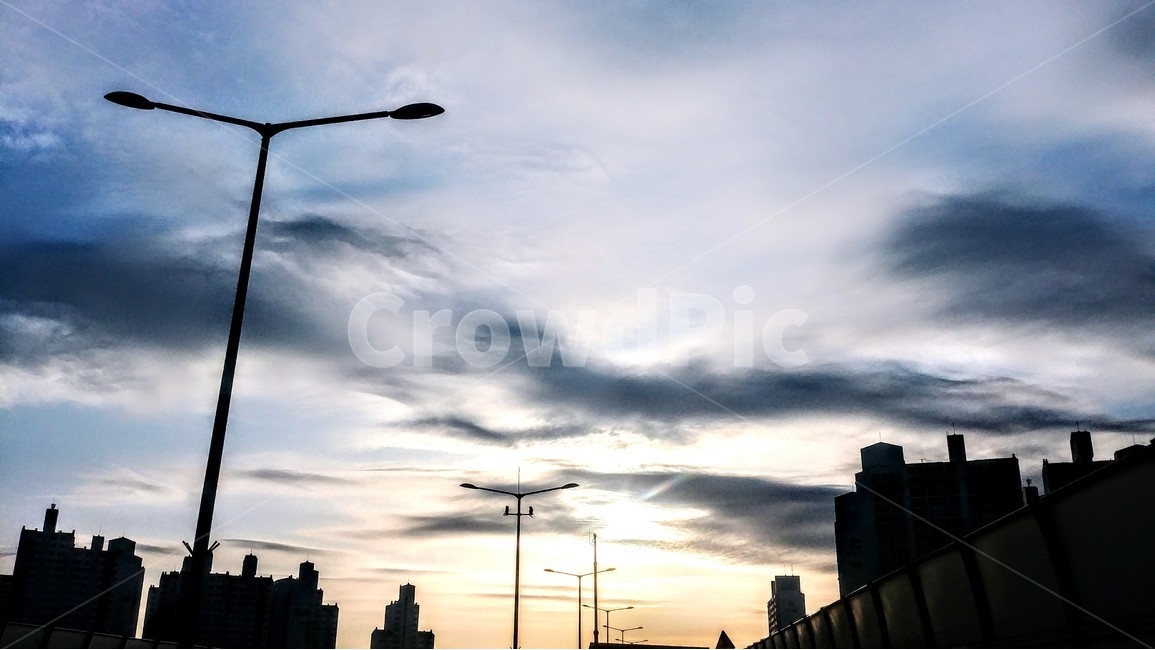 자연,풍경,하늘,구름,가로등,노을,도시,풍경,city,landscape,한국도시풍경,한국도시경관,korea cityscape,실루엣,그림자,silhouette,shadow