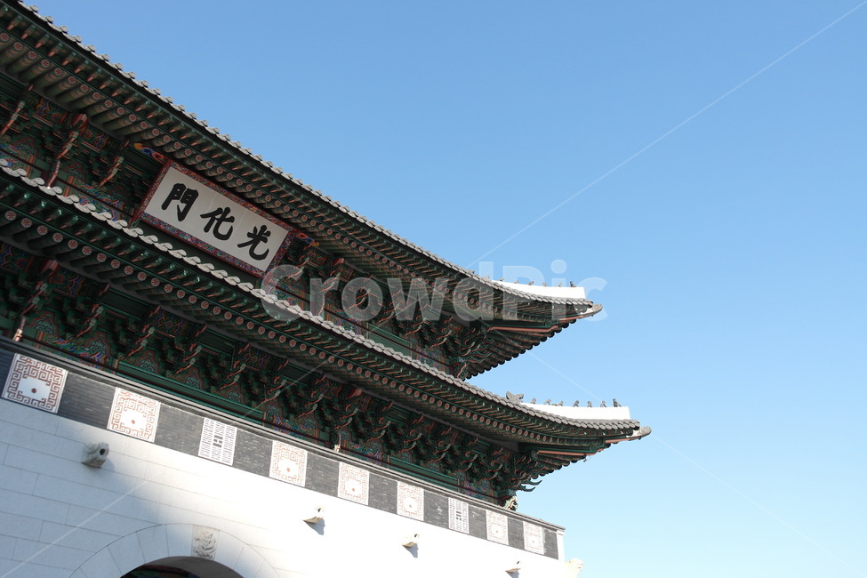 경복궁,광화문,하늘,어처구니,맑음,한국전통,한국문화,korean traditional,korean culture,건축물,건물외관,exterior,building,structure,architecture,construction