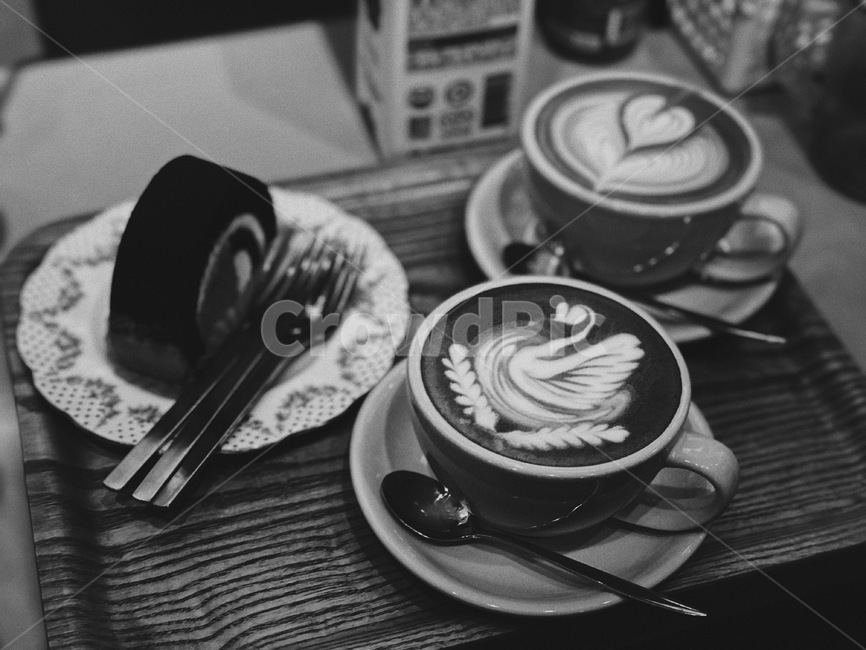 커피,라떼아트,커피아트,coffee,latteart,coffeeart,커피,카페,coffee,cafe,흑백,모노톤,monochrome,black and white