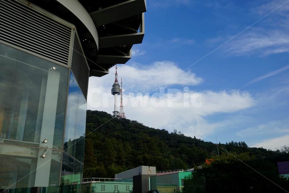 하늘,가을하늘,구름,남산,n타워,파란하늘,계절,산,단풍,서울랜드마크,푸른하늘