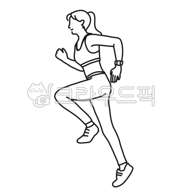 달리기,준비운동,운동일러스트,운동,다이어트
