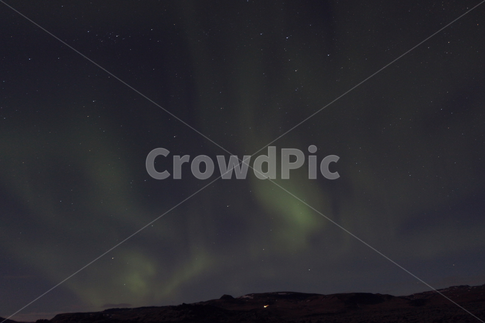 sky,Aurora,mirage,night sky,Iceland