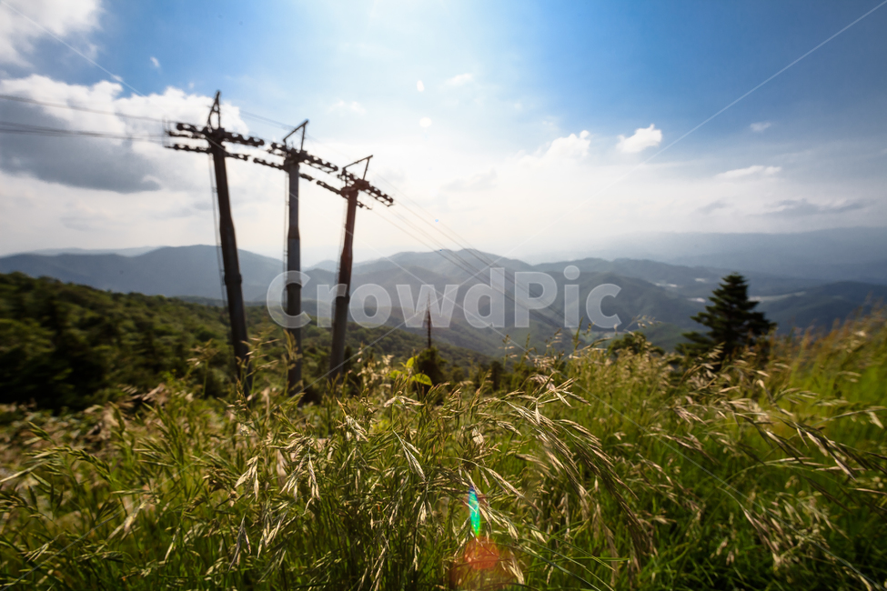 케이블카,하늘,알펜시아,강원도,케이블,자연,풍경,nature,landscape