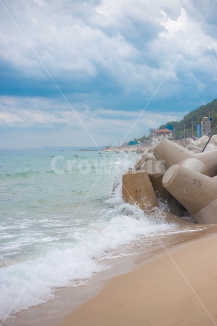 바다,동해,여름,휴가,방파제,해수욕장,자연,풍경,nature,landscape,sea,outdoors,옥외,water,물,ocean,대양,wood,나무
