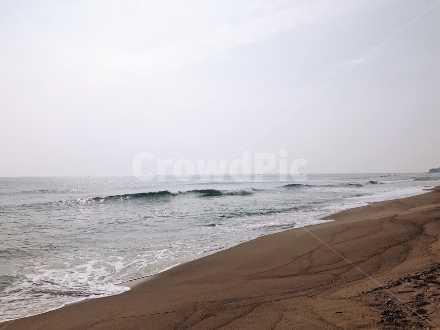 바다,바다풍경,수평선,파도,해변