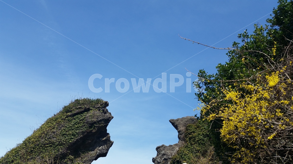 rock,black rock,Seongsan Sunrise Peak,beautiful,Jeju Seongsan Ilchulbong,clear,giant,magnificent