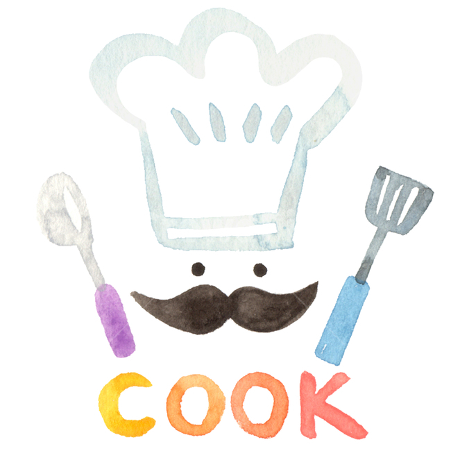 요리사,주방장,쉐프,cook,키친,조리장,모자,주방모자,조리도구,주방,주걱,아이콘,식당,일러스트,수작업,수채화,삽화,그래픽,일러스트레이션,graphic,illustration