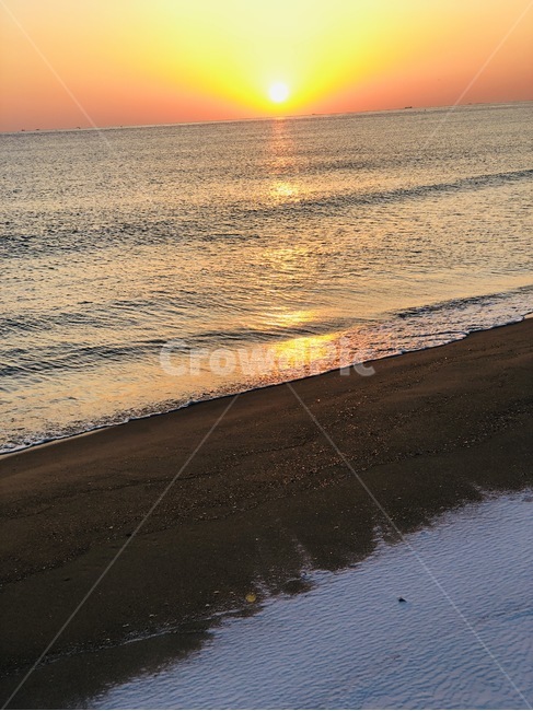 일출,바다,해변,수평선,노을,해,파도,모래,눈,겨울,계절,winter,season,자연,풍경,nature,landscape,해변,바다,beach,sea,outdoors,옥외,sunlight,햇빛