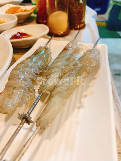 새우,꼬치,요리,중화요리,양꼬치,꼬치요리