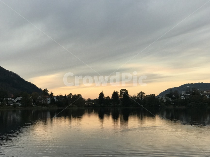 nature,자연,water,물,lake,호수,노을,하늘,해질녘,베르겐,자연,풍경,nature,landscape,outdoors,옥외