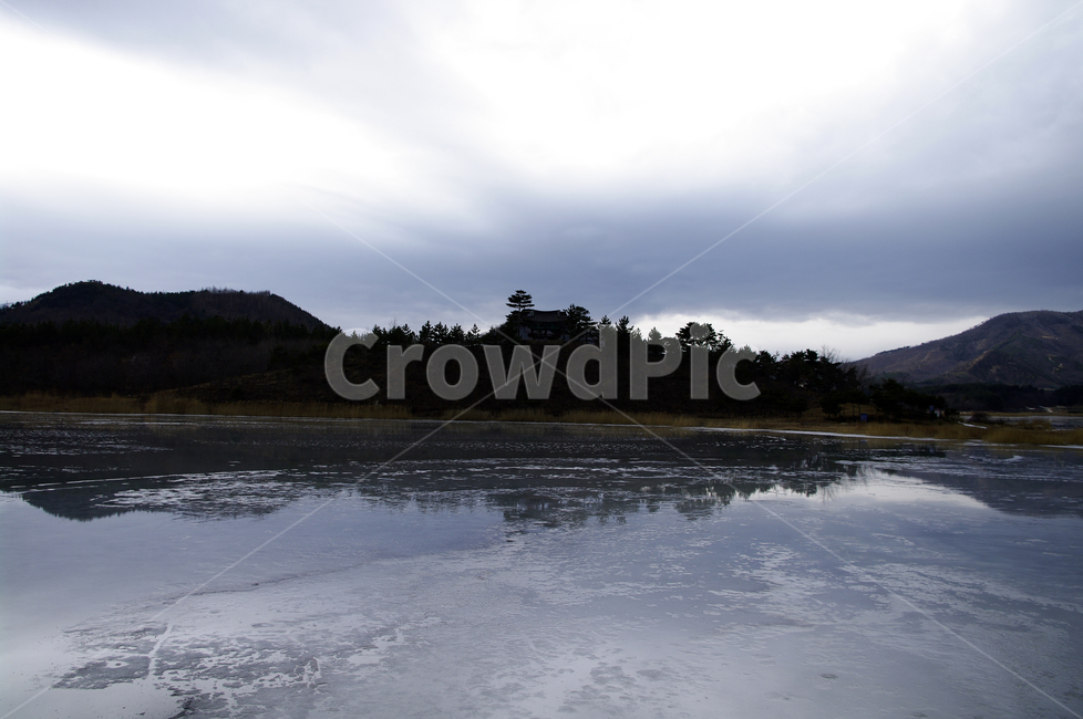 풍경,호수,겨울,하늘,구름,자연,풍경,nature,landscape,land,땅,outdoors,옥외,water,물