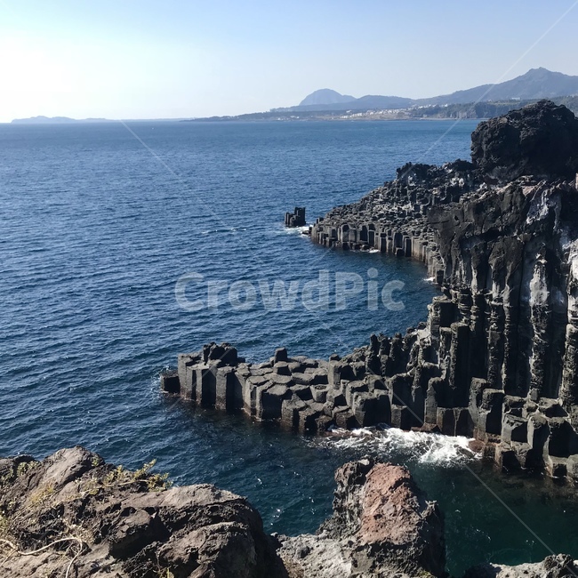 제주도,바다,파랑,주상절리,자연,jeju,sea,nature